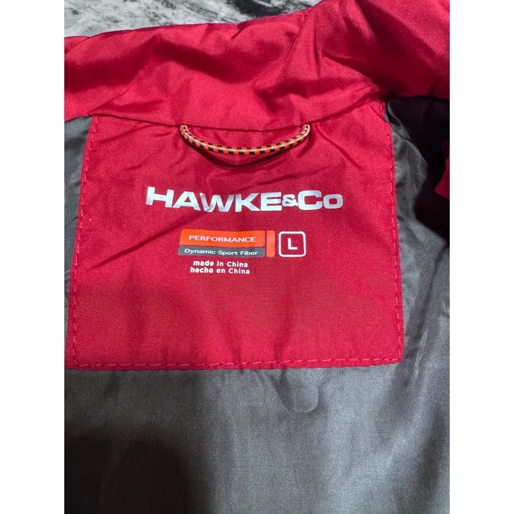Hawke & Co Quilted Vest Performance Red Large Mens Everyday Gorpcore Layering